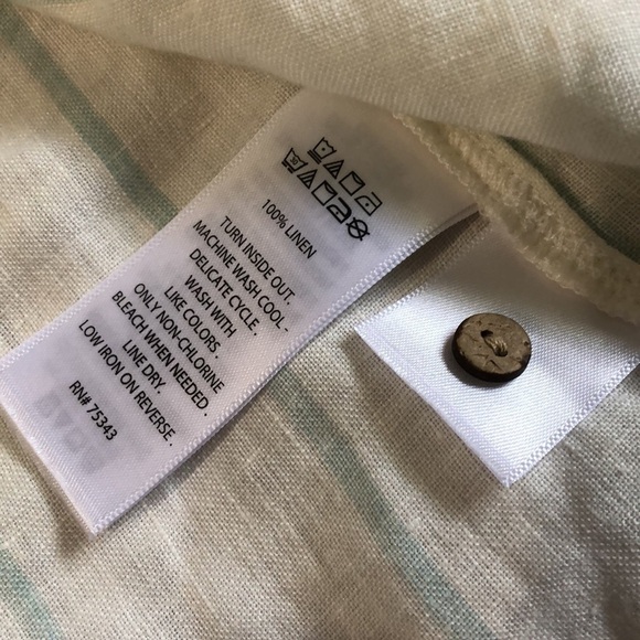 Christian Siriano linen blouse size M - Picture 8 of 8